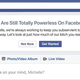 A Facebook page.